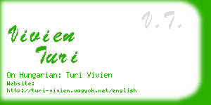 vivien turi business card